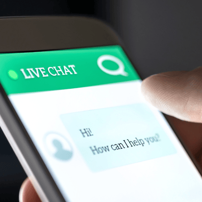 chat bot on mobile phone