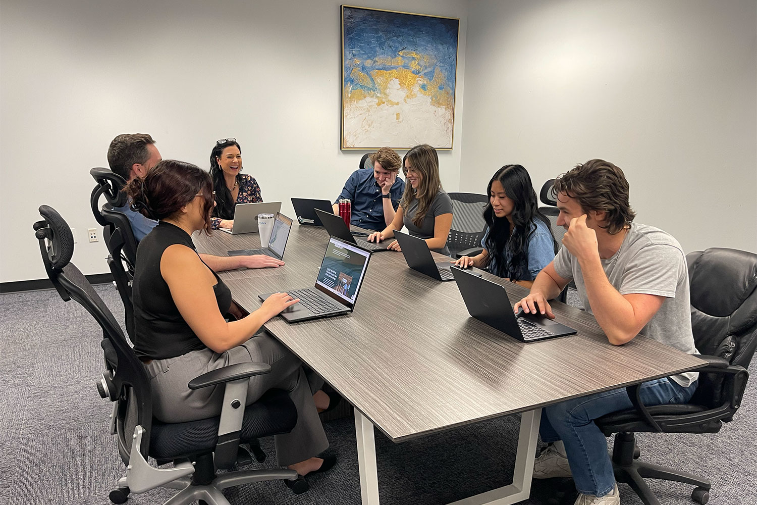 rep lock marketing team having a meeting