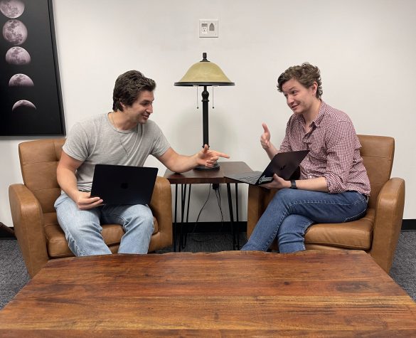 Sam and Gus strategizing SEO