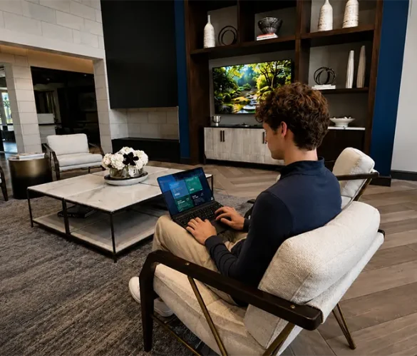 maketing pro on laptop