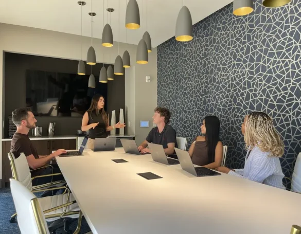 conference meeting for rep lock marketing
