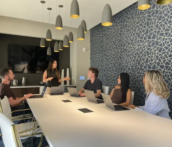 conference meeting for rep lock marketing